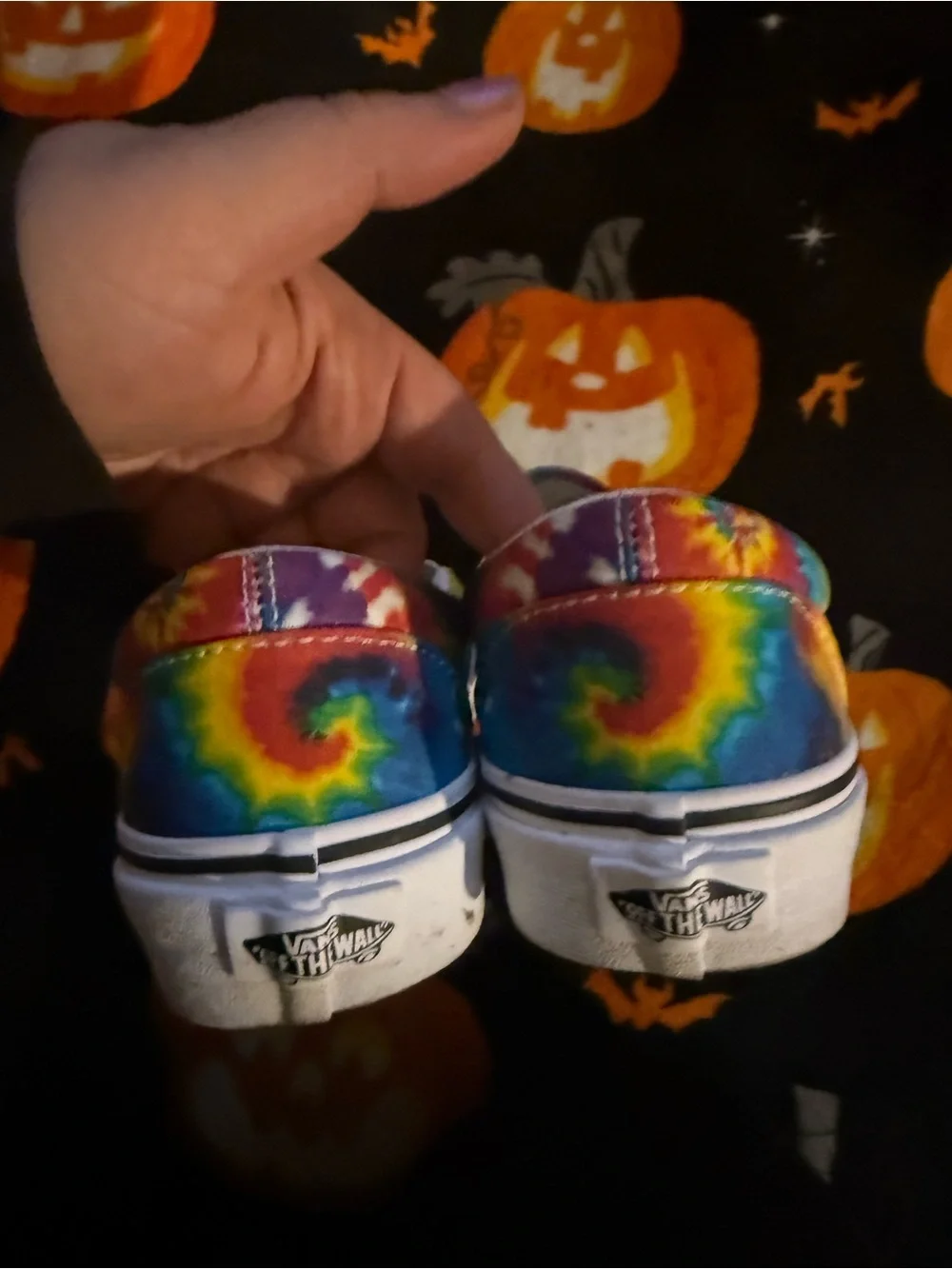 Vans Tie-Dye Slip-On Sneakers - Rainbow Spiral